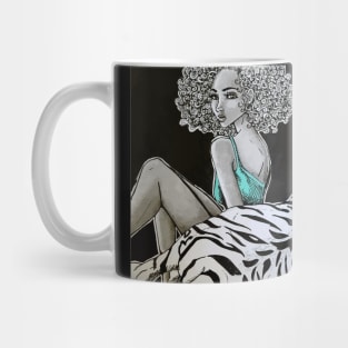 Beautiful and Strong Tiger Lady Mug